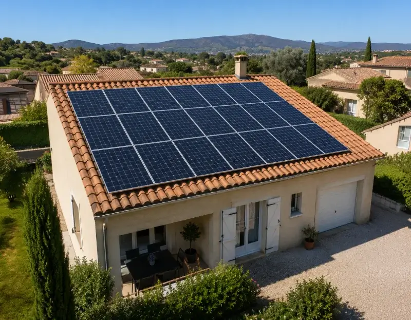 Prime à l'autoconsommation panneaux solaires Entrechaux — aide financière de l'État